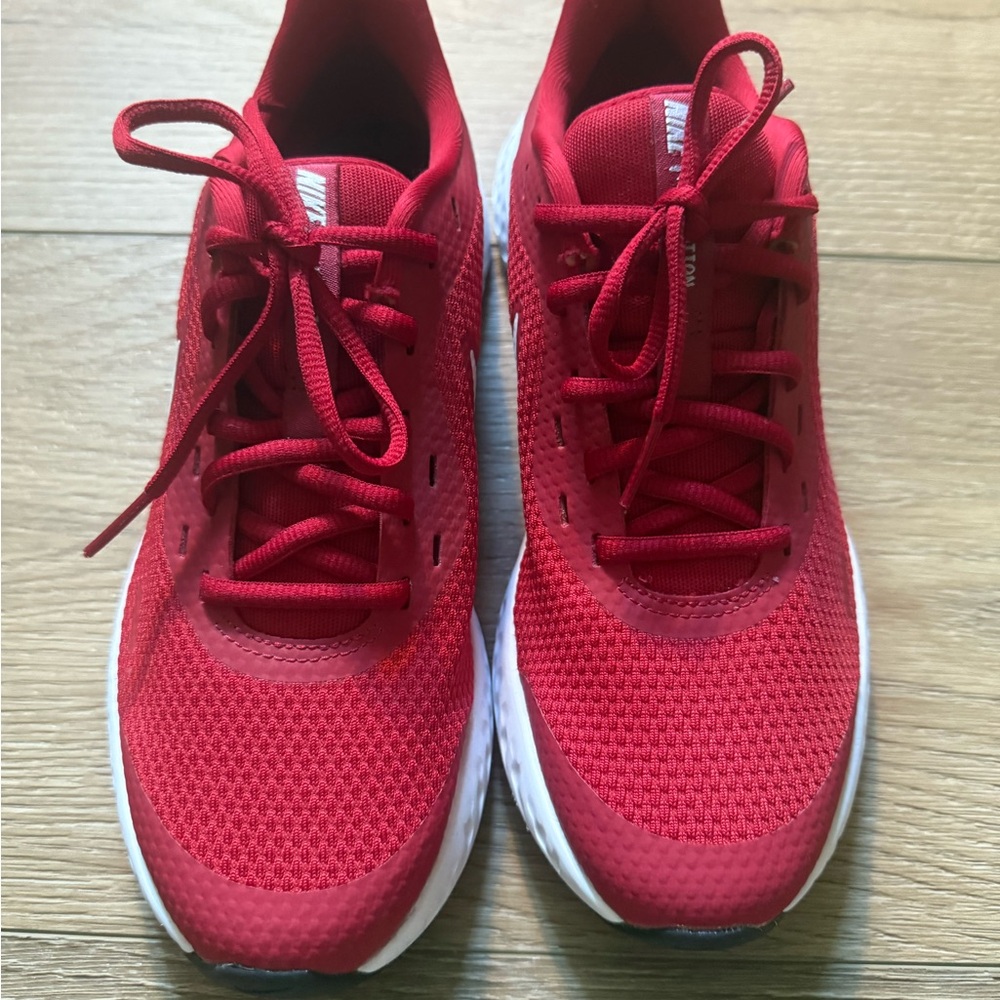Nike Revolution 5 Red and White Running Sneakers